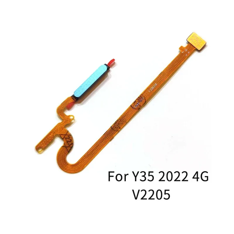 

For Vivo Y35 2022 4G V2205 Power Button Fingerprint Sensor Flex Cable Repair Parts