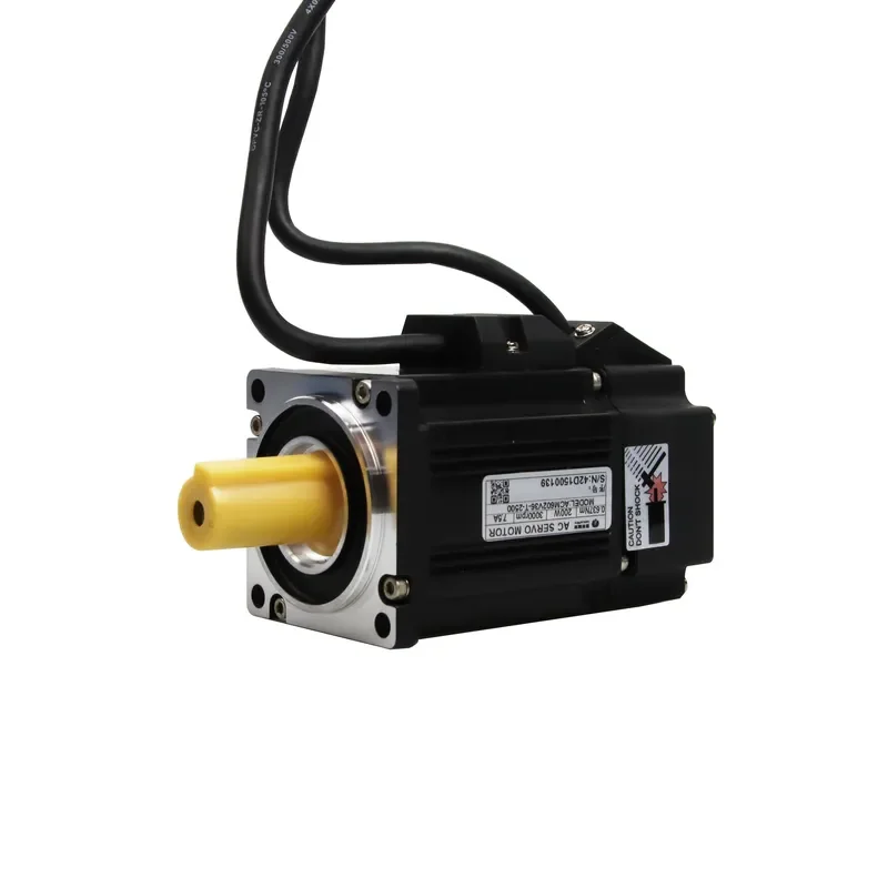 60mm Diameter 0.637NM 2000W 36V 3000rpm Hybrid Leadshine AC Servo Motor Kits with Encoder for Sewing Machine