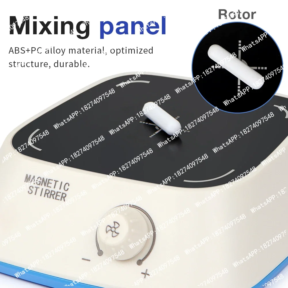 Portable Mini Magnetic Stirrer Stepless Speed Control AC100-240V Small Laboratory Stirrer With Stir Bar EU UK US AU Plug