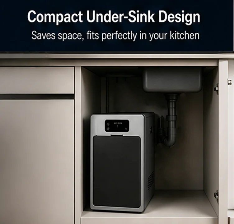Smart Kitchen Integrated Water System 3-Way Touch Faucet Chilled Cold Boiling Filtered Purifier Unit For Modern Luxury Home