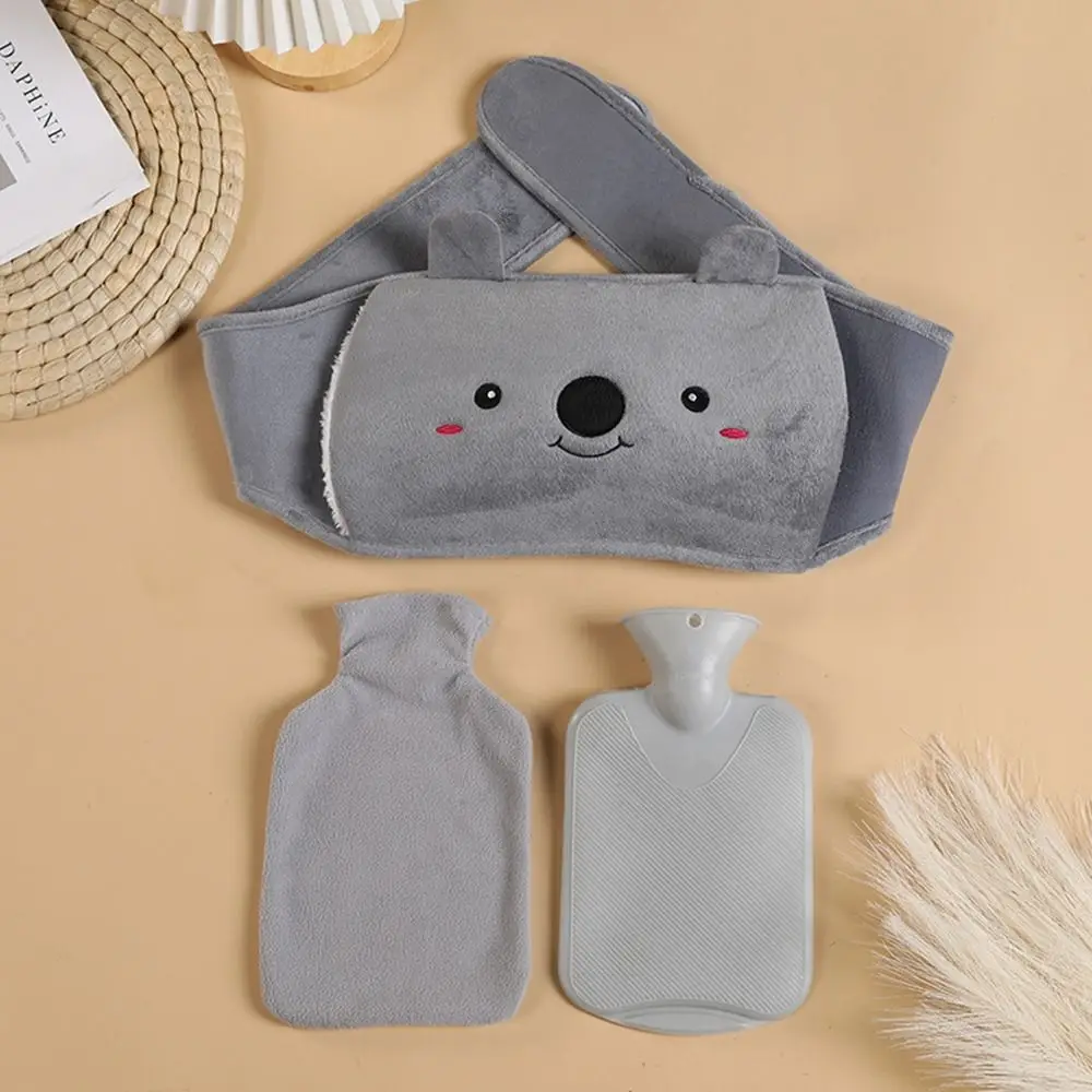 

Милый ремень для бутылки с горячей водой из ПВХ, мягкий носимый чехол для горячей воды, грелка для рук, мультяшная сумка для теплой воды