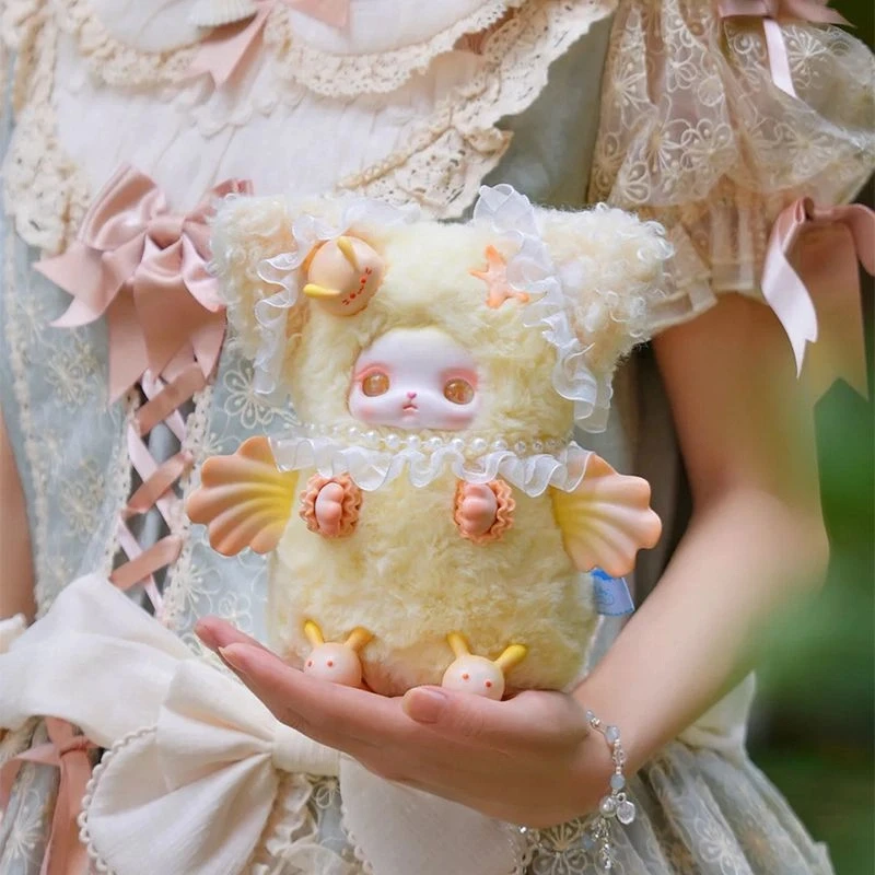 Auf Lager Loloan Ocean Serie Vinyl Gesicht Blind Box Pelzigen Puppen Schul Anhänger Desktop Dekoration Spielzeug Geschenke Für Firend