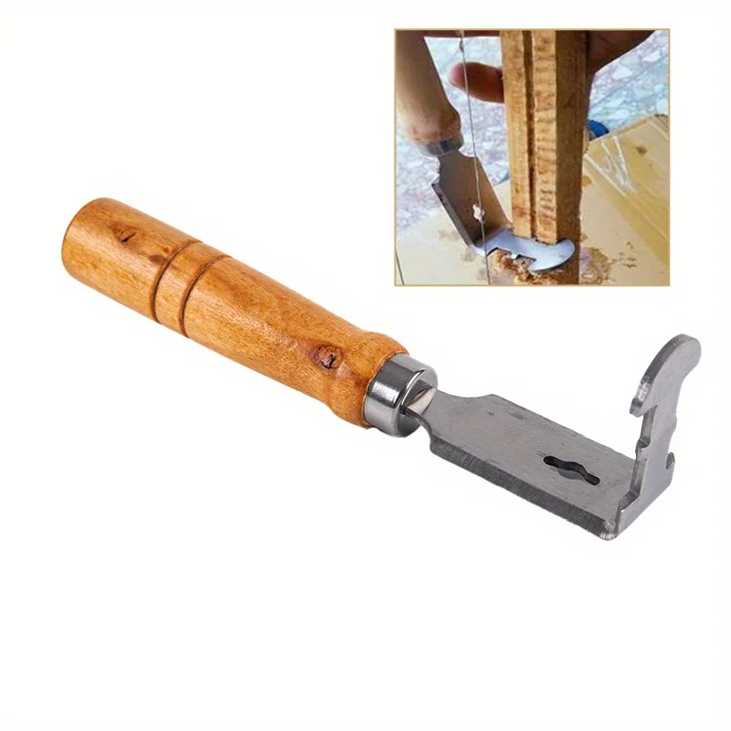 1 PC Bee Hive Tool Stainless Steel Scraper for Beekeeper Take Honey Knife Frame Lifter J Shape Hook Beekeeping Equipment