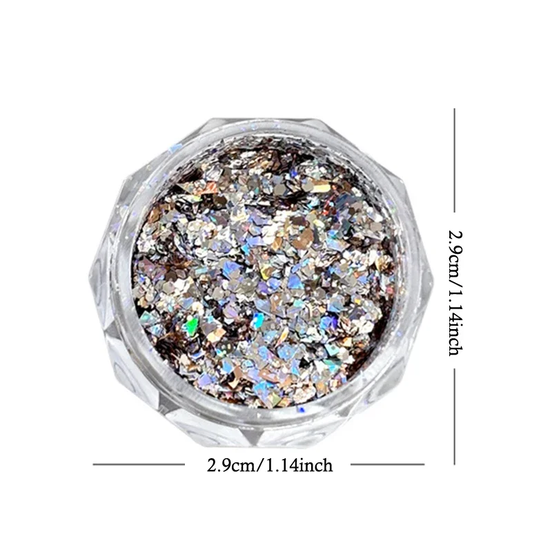 1 ボックスミニスパークリングスターネイルグリッタースパークリング五芒星ネイルデコレーションネイルサロンデザインアクセサリー DIY ネイルアートデザイン