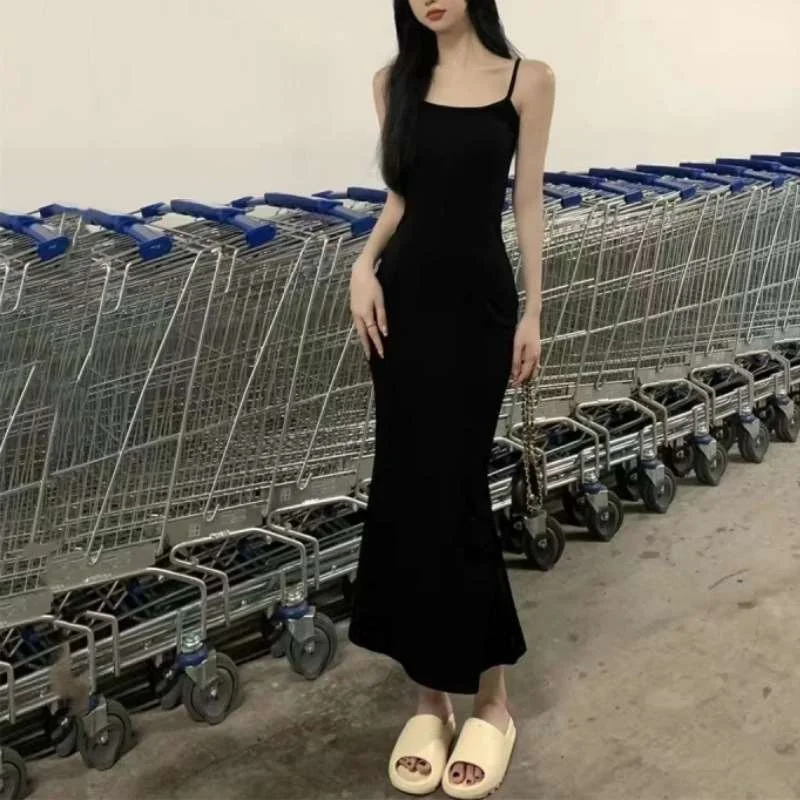 

Sexy High Waist ter Ne Pure Linen Sundr for Middle-Aged Women Spring Ciwalk Single Piece oulder Strap Dr