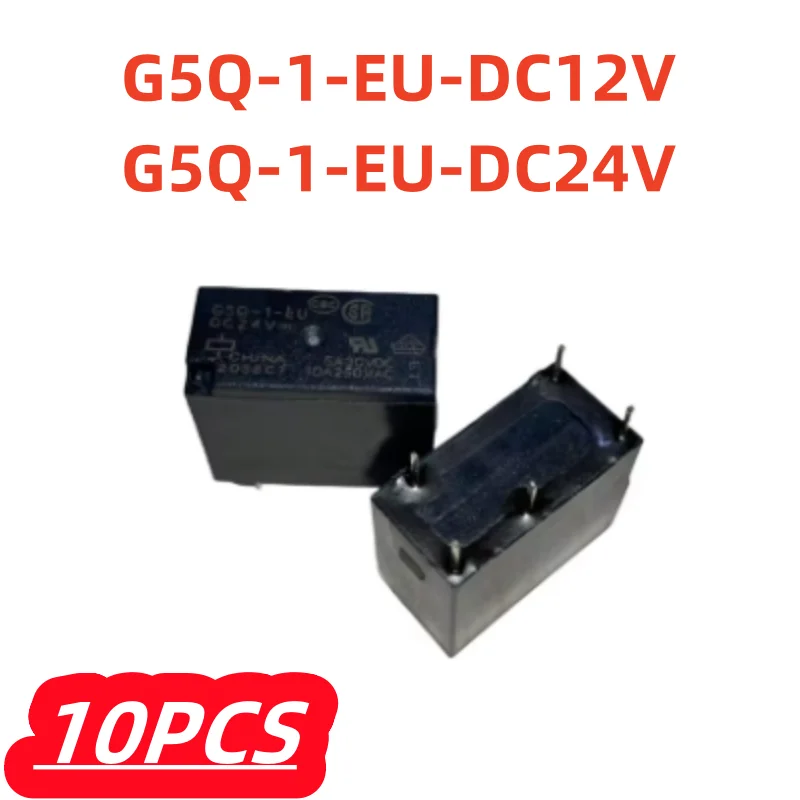 

10 шт./лот, 100% новые реле G5Q-1-EU-12VDC, G5Q-1-EU-24VDC, G5Q-1-EU 24VDC, G5Q-1-EU 12VDC, DIP-5PIN, DC12V, DC24V, 10A, 250VAC