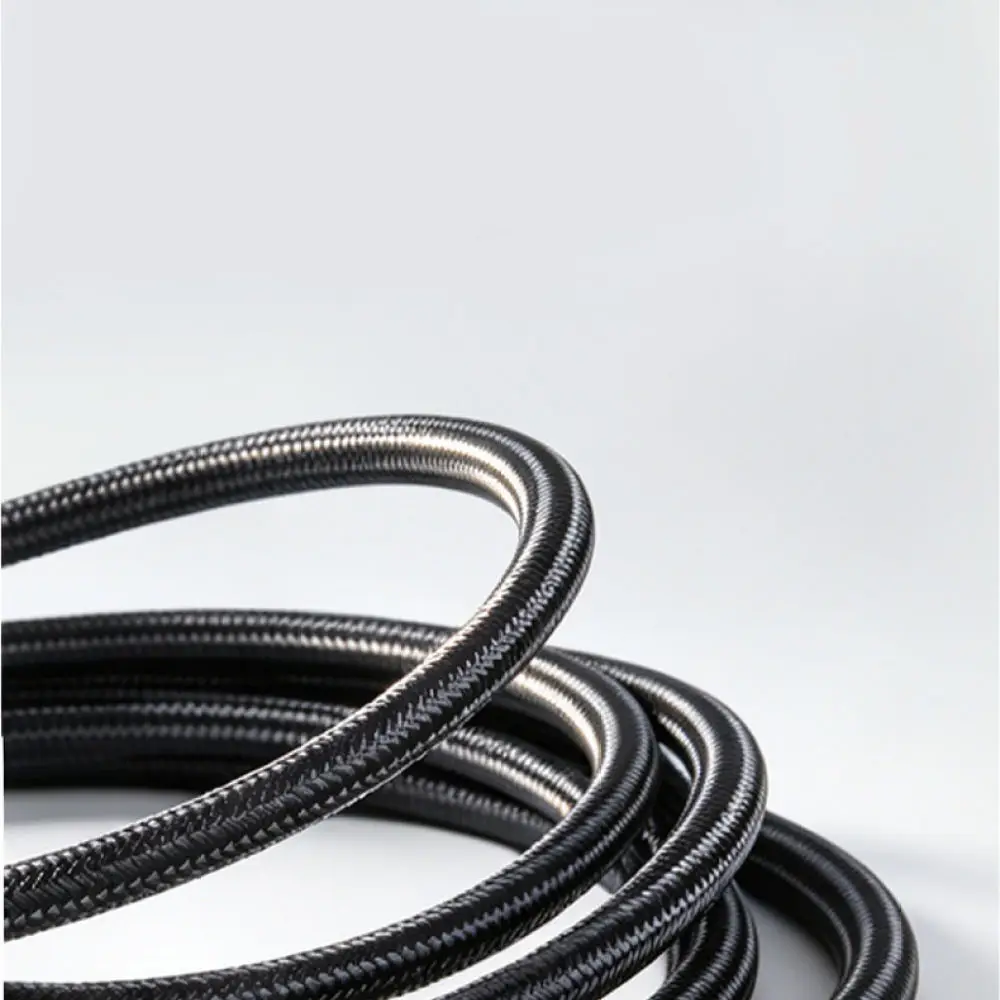 High Pressure Air Hose Nylon Braided Flexible Pipe For Compressor Pump Explosion Proof Connector For Inflator