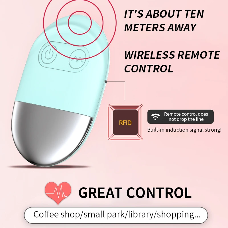 Wireless Remote Control Vibrator for Women 10 Speed Bullet Eggs Clitoris Stimulator Panties Ball Sex Toys for Women Masturbators