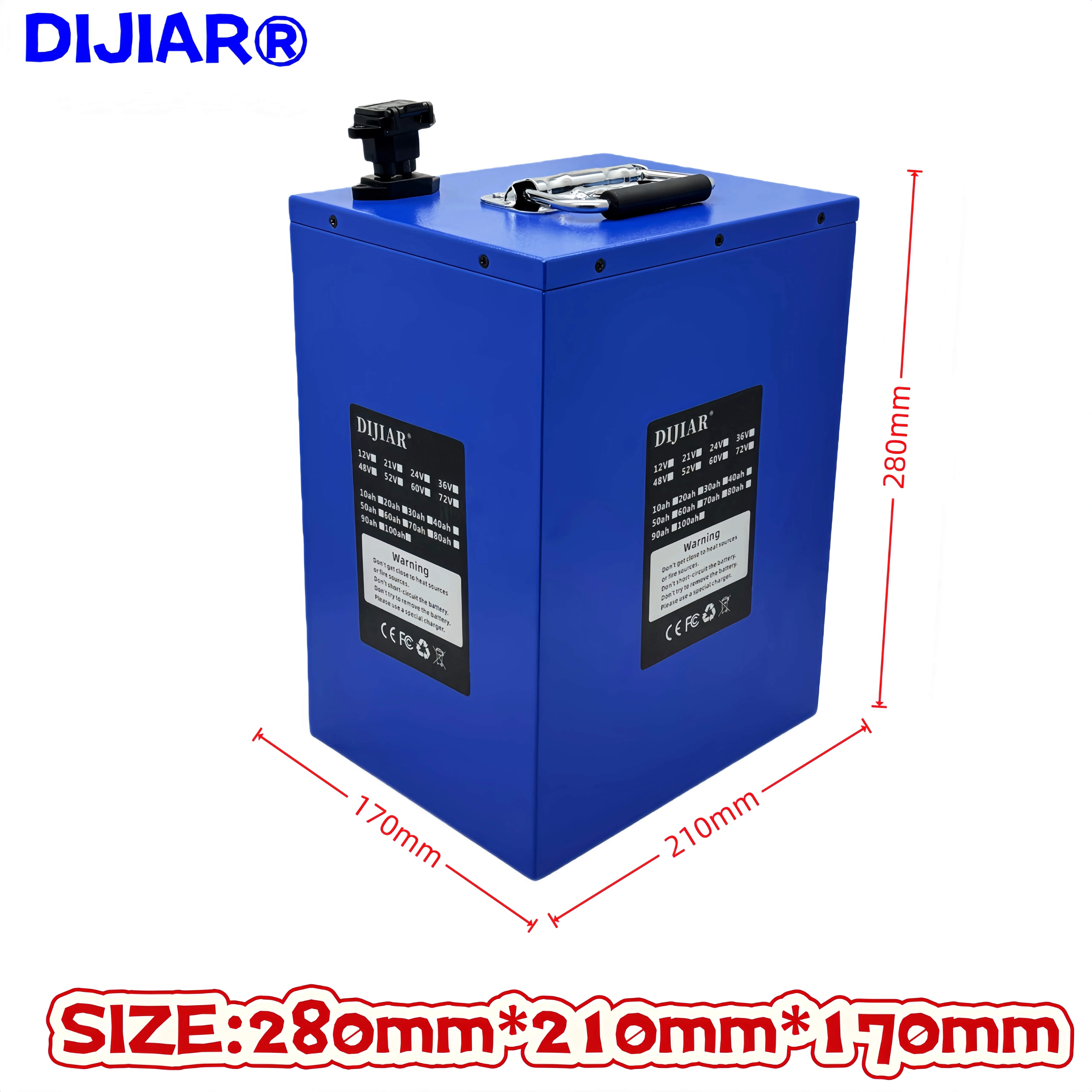 Air transportation, new 48V21700 lithium-ion battery, new large capacity 20AH-100AH, built-in BMS35AH, application 500W-3000W