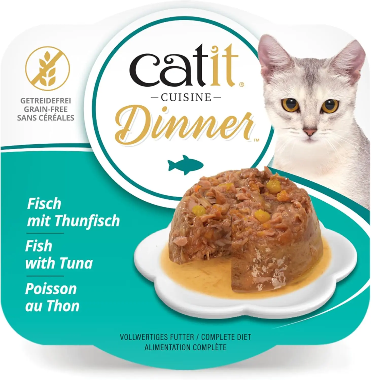 Hydrating Wet Cat Food with Tuna & Carrot for All Ages Cats - Healthy Meal