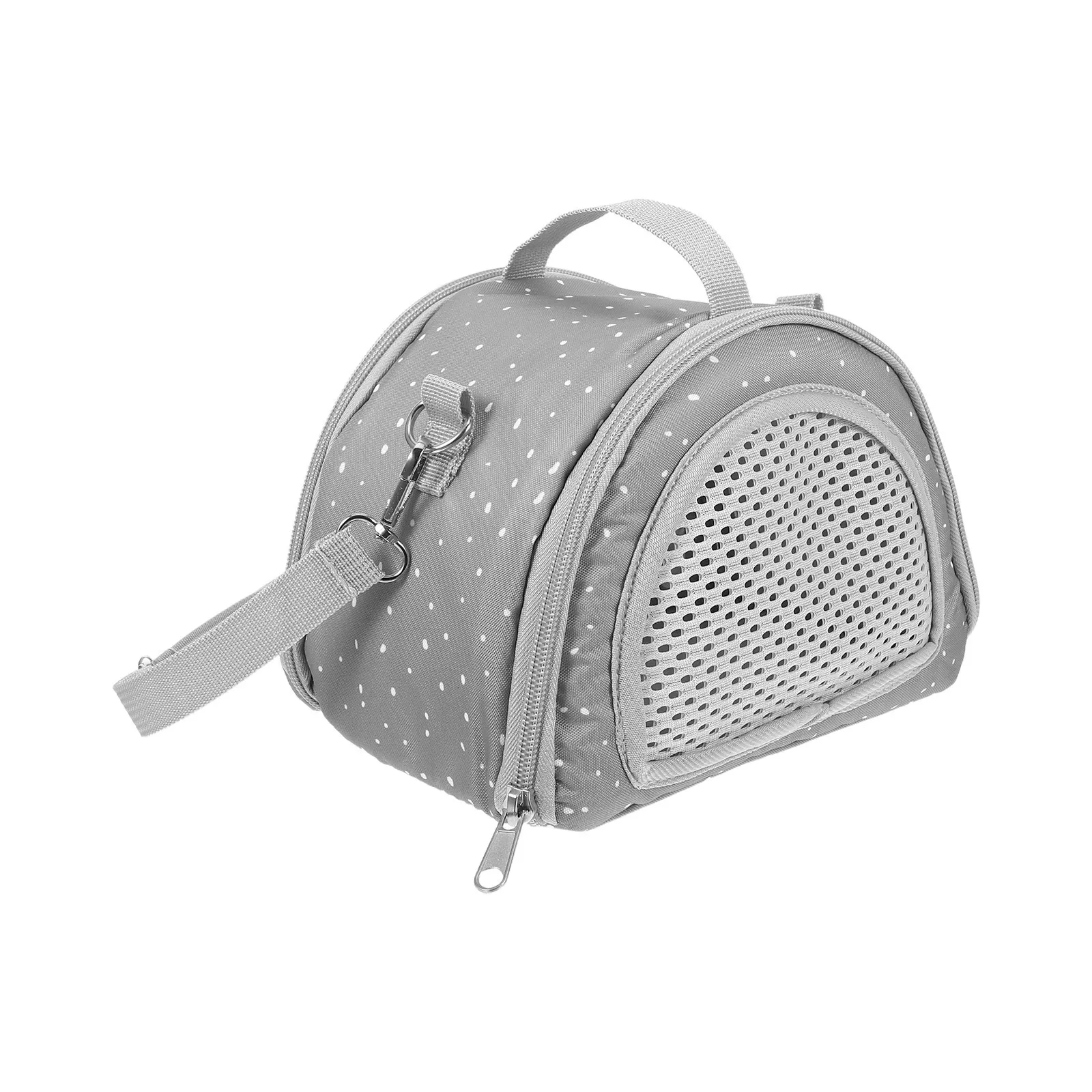 

Hamster Carrier Bag Lightweight Portable Flat Bottom Breathable Mesh Pet Travel Pouch for Small Animals Sugar Glider Rat Bunny