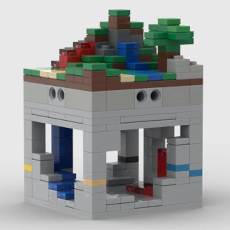 

151pcs MOC Mini World Cave My Worlded Model Building Blocks Architecture Assembly DIY Creative Idea Display Brick Gift Showcase