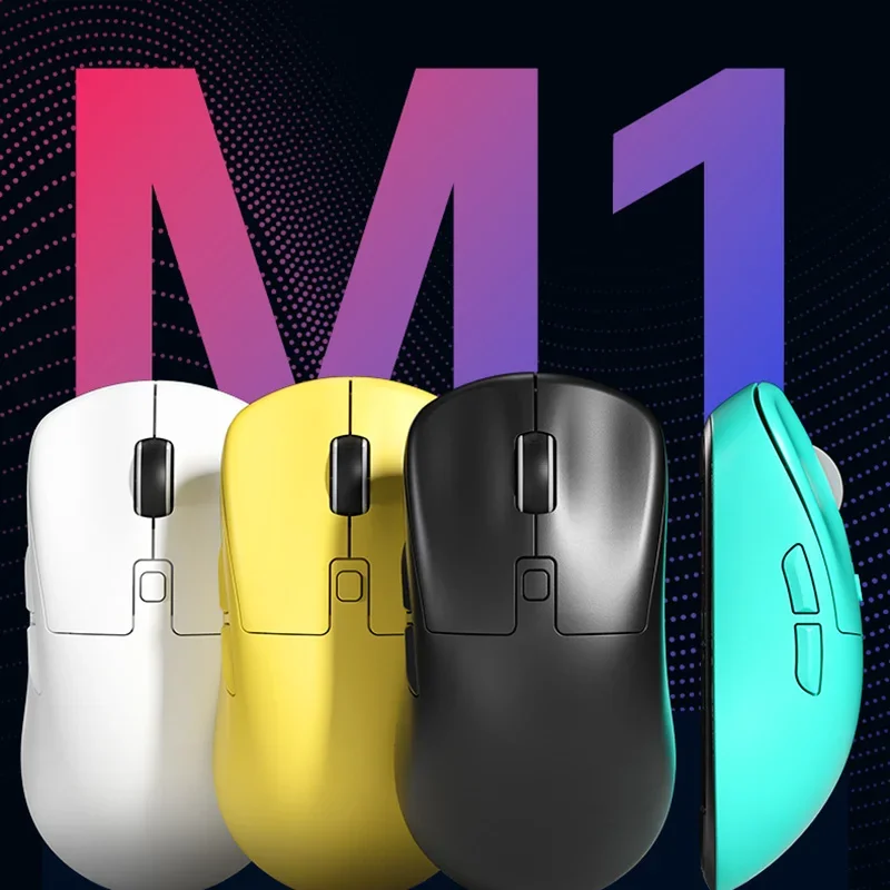 LB M1 Wireless Mouse Tri-Mode 2.4g/Wired/Bluetooth PMW3325 10000dpi Light Weight Low Latency E-sports Game Mice Pc Gift