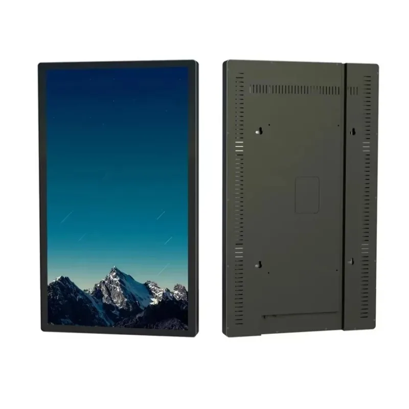 2025OEM 13.3 15.6 18.5 21.5 23.6 27 32 43 inch Touch Flat Wall Mounted Advertising Elevator Display Linux Android All One Panel