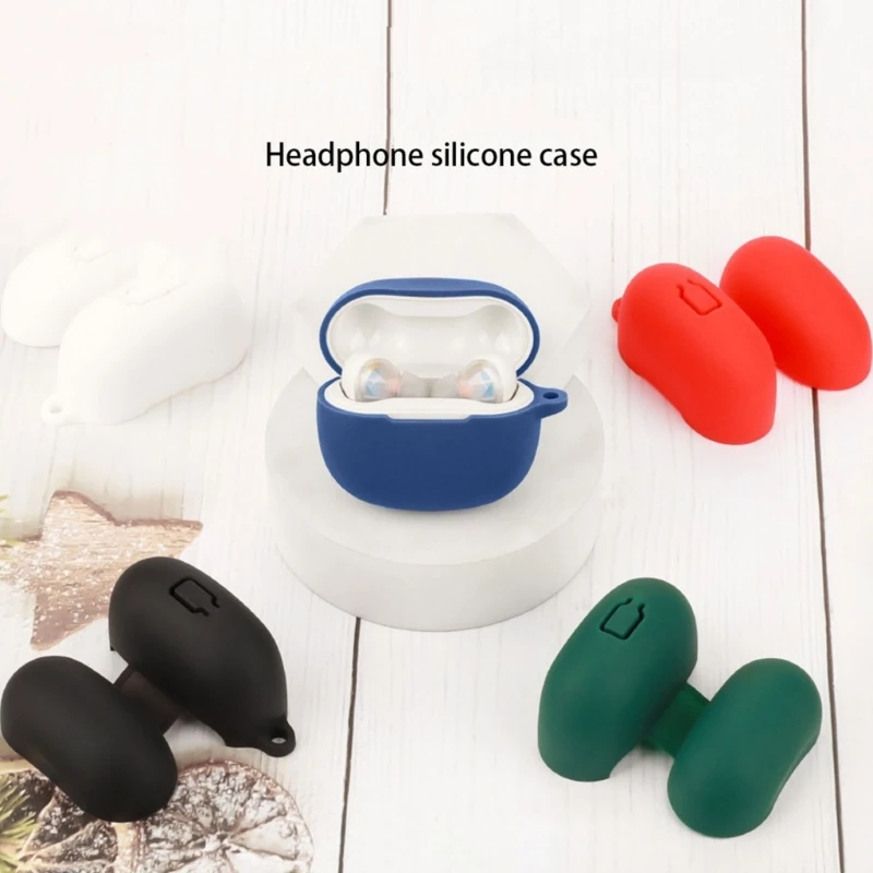Silicone Protective Case For Skull candy Rail Wireless Earphone Not Scratch & Shockproof Cover Sleeve