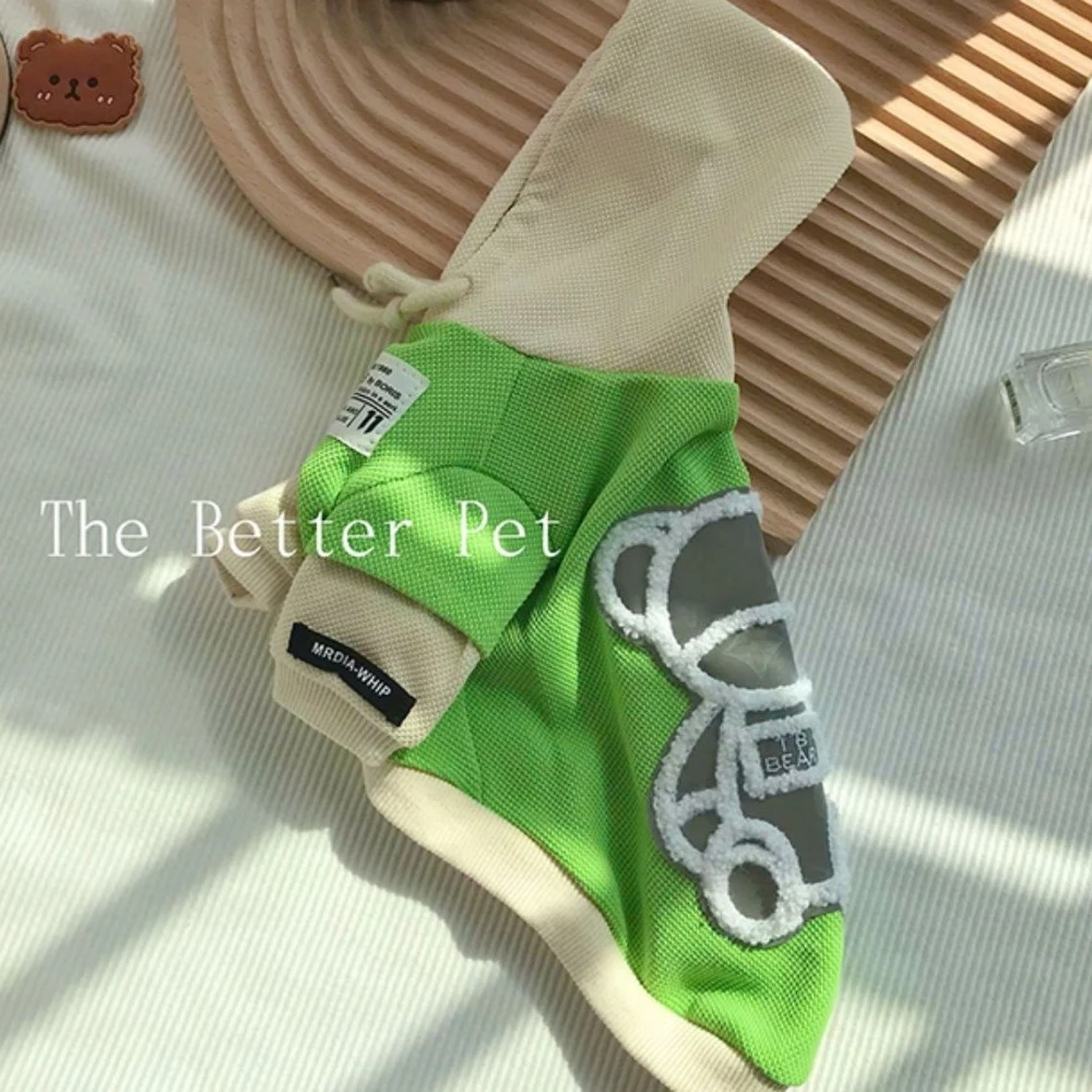 Small Dog Clothes Cute Cartoon Bear Cotton Pet Dog Hoodie For Puppy Small Medium Dog Sweatshirt French Bulldog Chihuahua