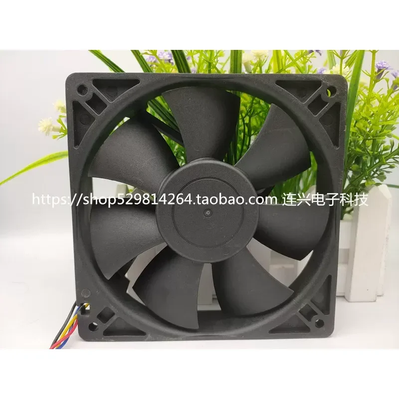 for JMC 1225-12 HBAPW 12V 0.63A 12cm 4-Wire PWM Temperature Control Chassis Cooling Fan New