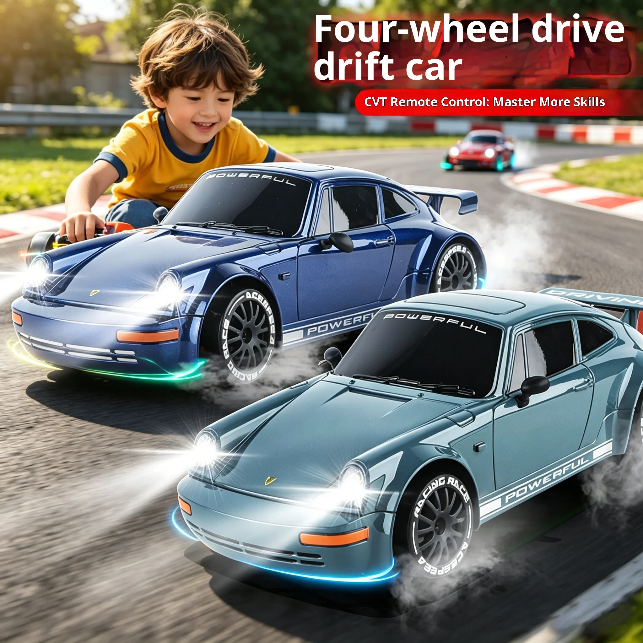 

KF27 Remote Control Drift Car 1 20 Scale Four Wheel Drive High Speed Flat Run Racing Off Road Drifting Competition Hobby Vehicle