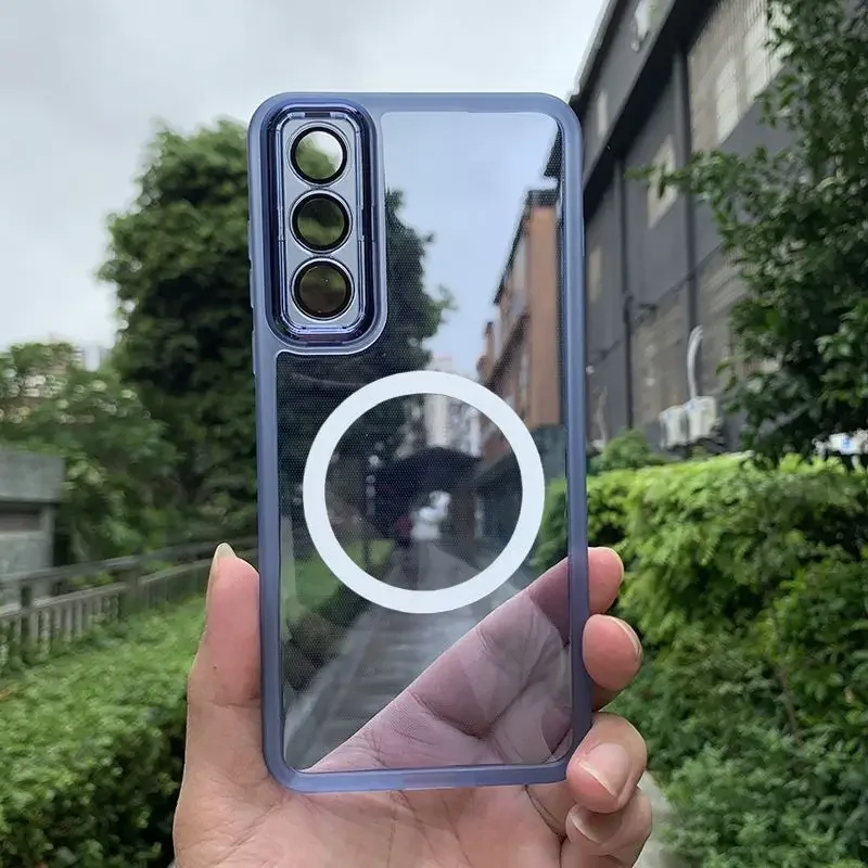 

For OnePlus Nord5 ACE5 Ultra Case Fashion Transparent Magnetic TPU Skin-friendly Anti-fall Cover For OnePlus Nord 5 Funda