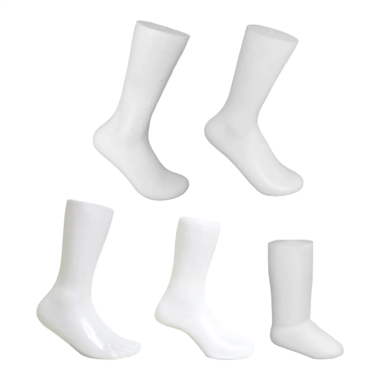 Mannequin Foot Jewelry Display Stand Simulation Foot Model Lifelike Sock Display for Retail Shop Shoes Socks Short Stocking