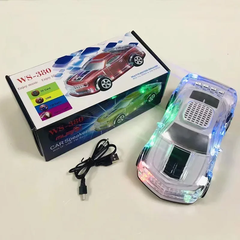 Car Shape Handsfree Wireless Bluetooth Speaker 3W Mini Portable Support FM Radio USB TF Card - Image 5