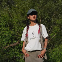 2025 SNOWP Snow Peak Outdoor Casual MofM Message Collab Letter Print T-Shirt Men Women Short Sleeve Streetwear Graphic Tee