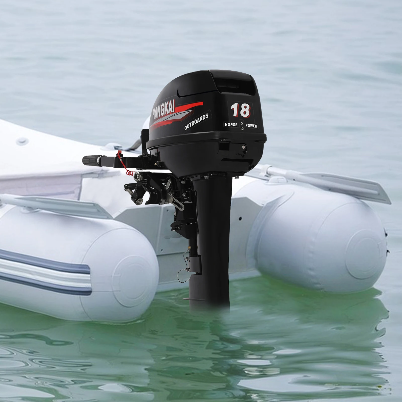 

2 stroke 18 horsepower Fishing Boat Motor outboard engine water-cooled gasoline version long shaft