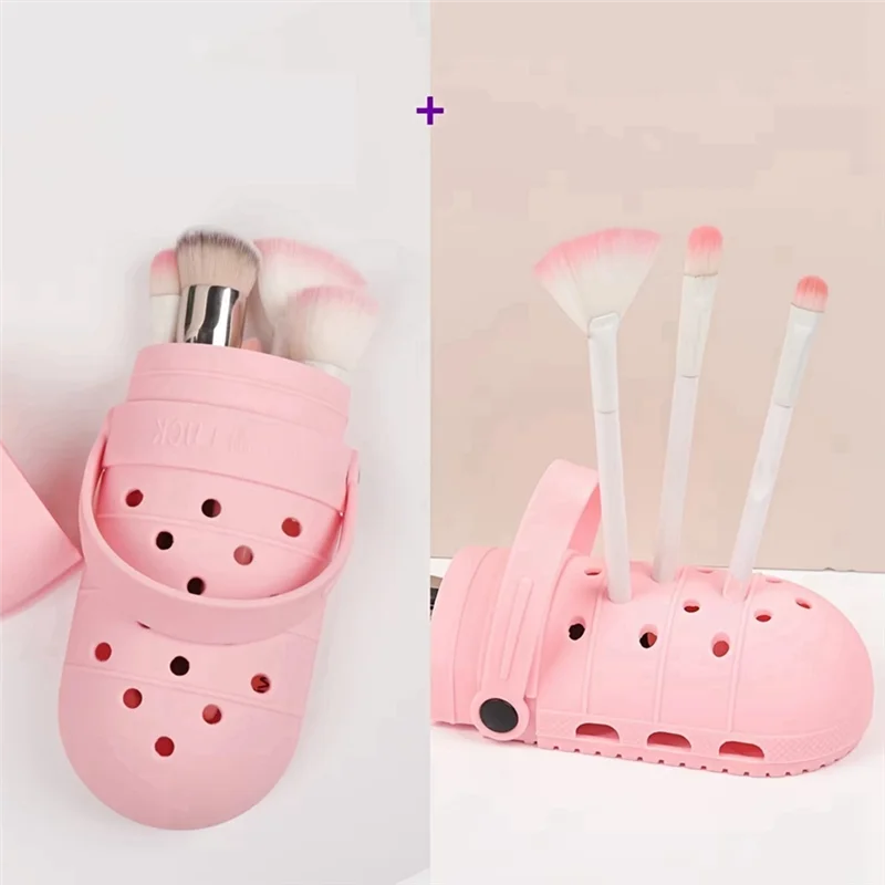 

Silicone Cosmetic Brush Sets Makeup Brush Sets Travel Case Children's Cave Shoes Stationery Box