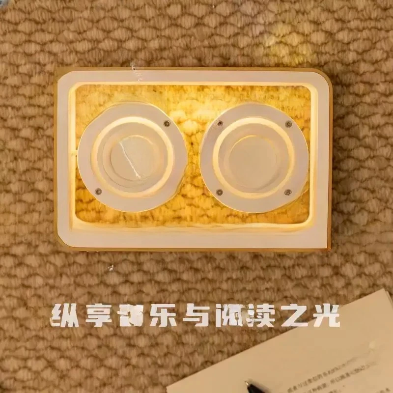 Wireless Bluetooth Speaker with Duel Horn Transparent Comfortable Reading Light Portable Stereo HIFI Sound Quality Music Box