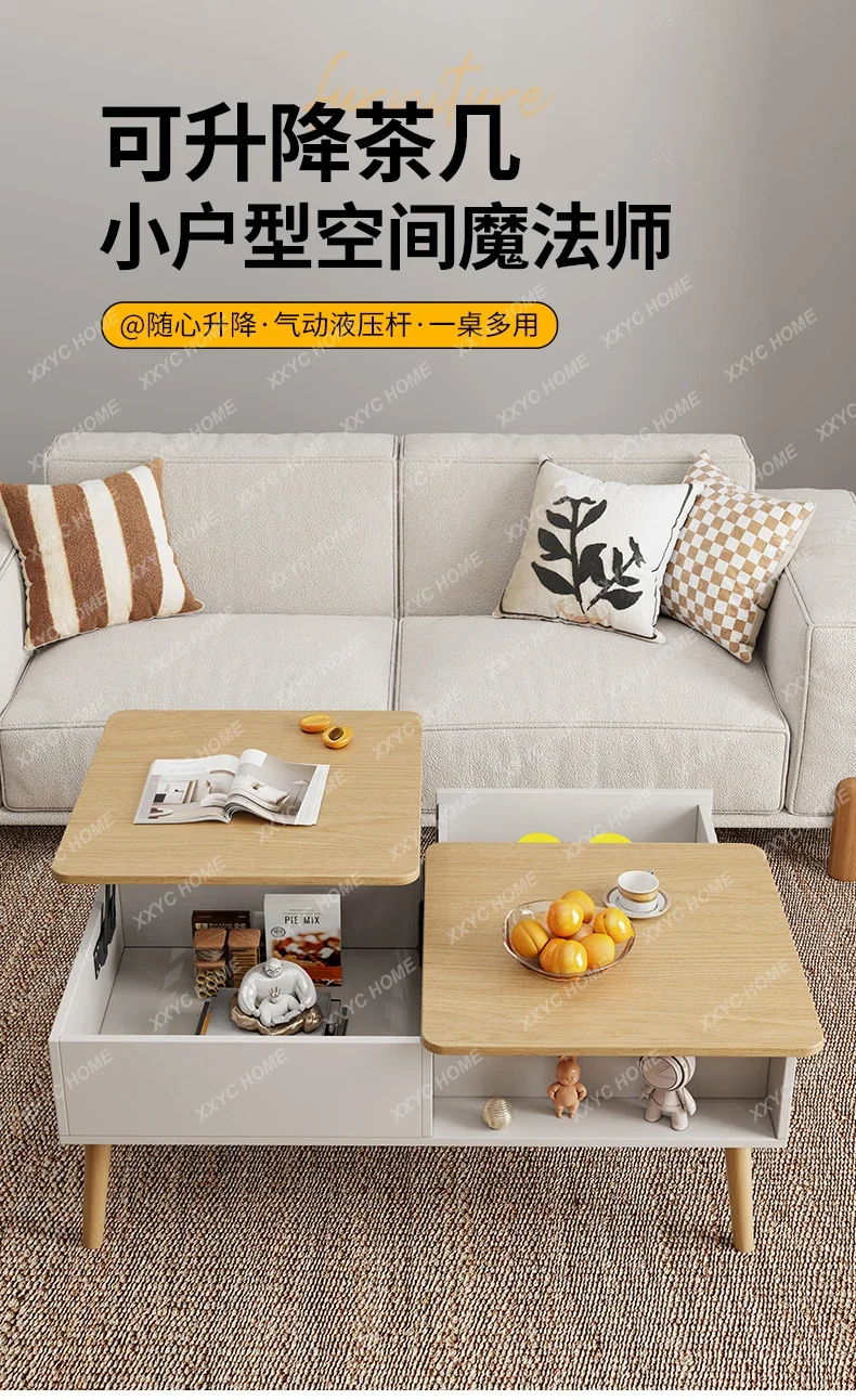 YYMDesign Luxury Style Side Table Storage Modern Coffee Tables Aesthetic Creative Mesas De Centro Para Sala Living Room Furnitur