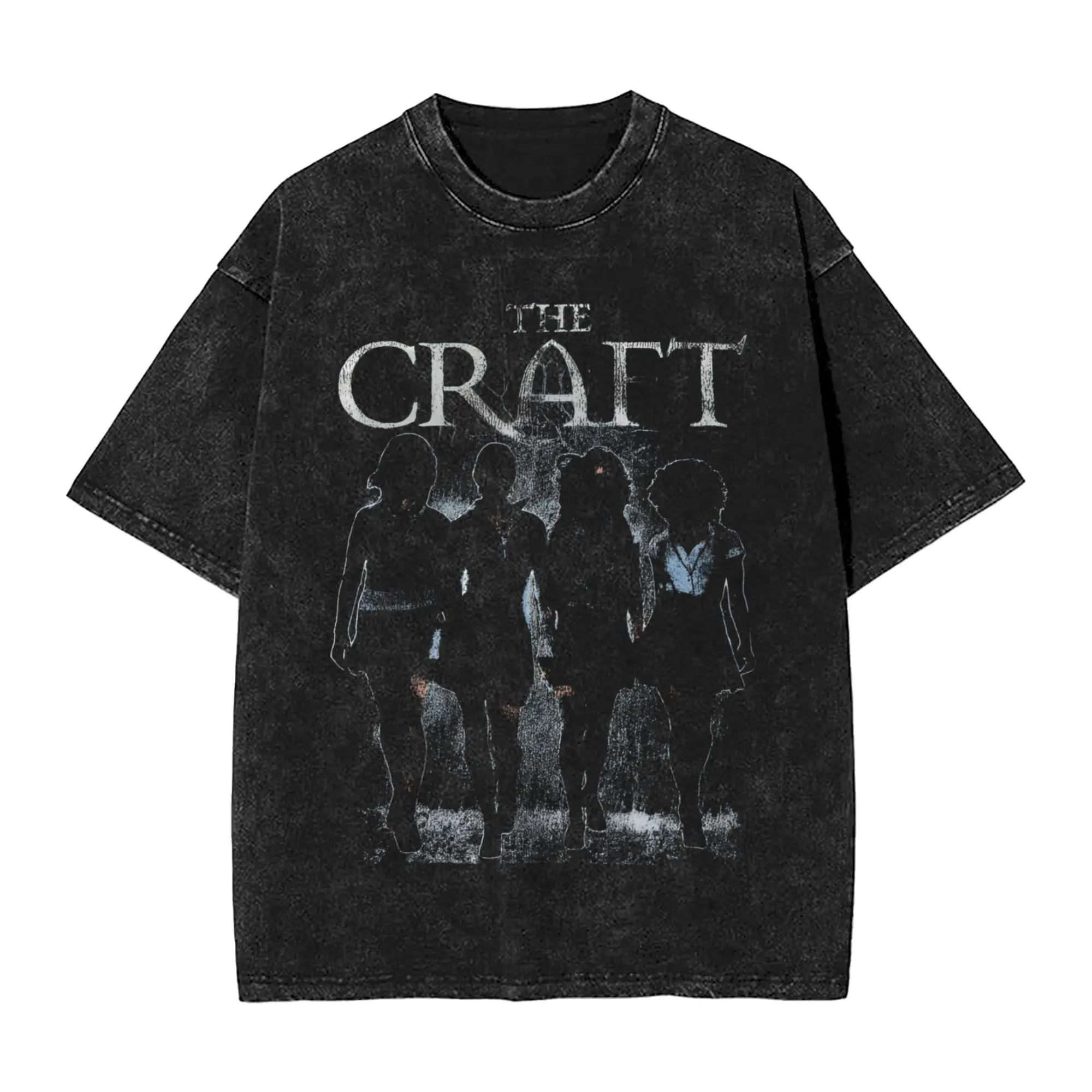 The Craft Movie Merch Washed T Shirts for Men Women Streetwear Hip Hop T-Shirts Summer  Tees Cotton