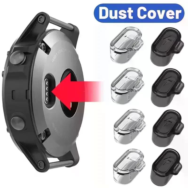 Silicone Anti Dust Plugs For Fenix 8 7 7S 7X Charger Port Protector For Forerunner 935 965 Vivoactive 3 4 Venu 2 10pcs
