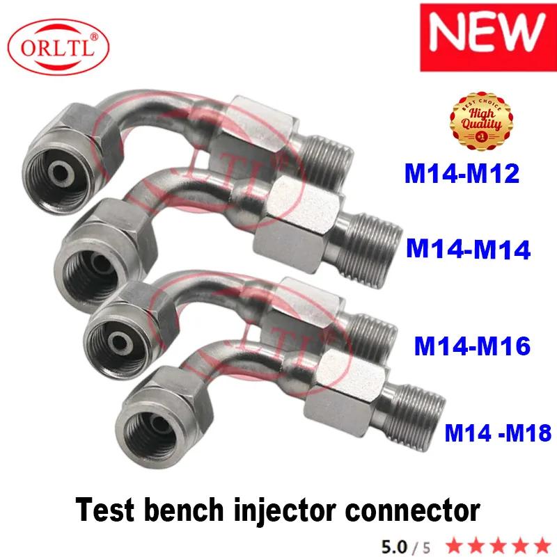 

ORLTL Diesel Common Rail Injector Pump Test Repair Tube Pipe Conversion Changing Diameter Joint M14-14/12 for Bosch 120 series,