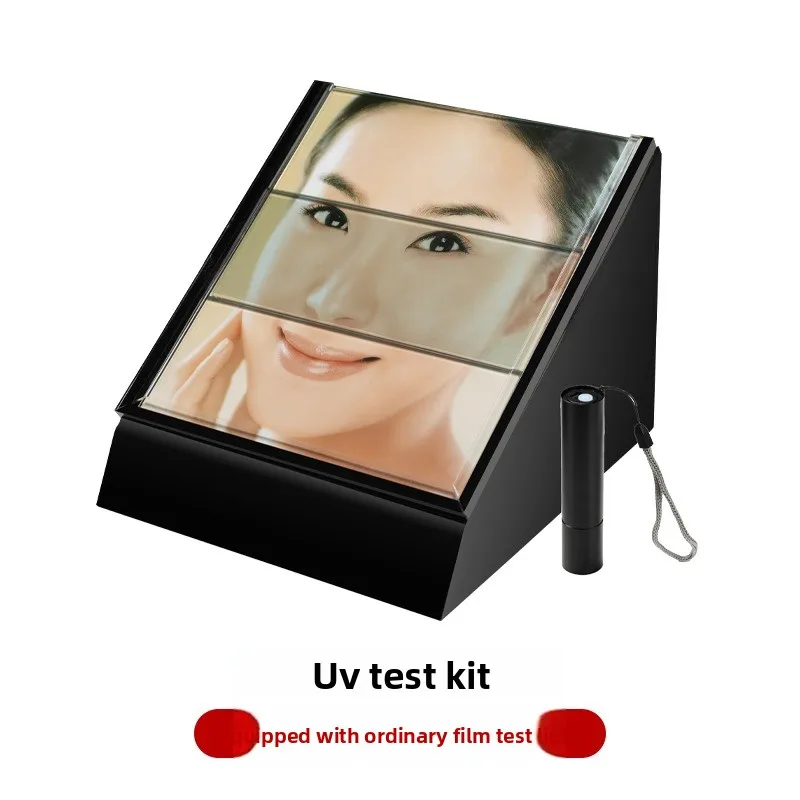 Automotive solar film ultraviolet test lamp test props glass insulation face card experience instrument test booth