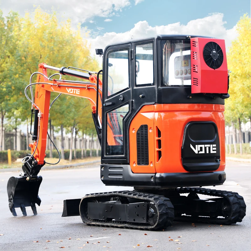 Mini excavadora de 1000kg, miniexcavadora de 2,5 toneladas, precio a la venta con accesorio, CE, EPA