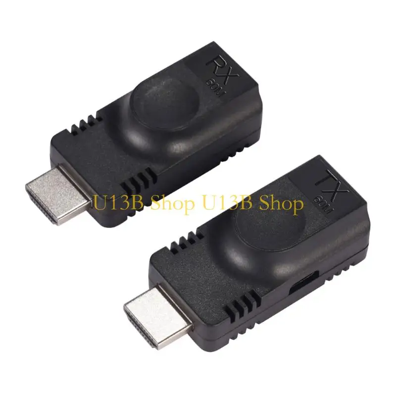 U13B Видеоудлинитель HDTV к RJ45 1080P HDTV Расширение до 60M к сети RJ45