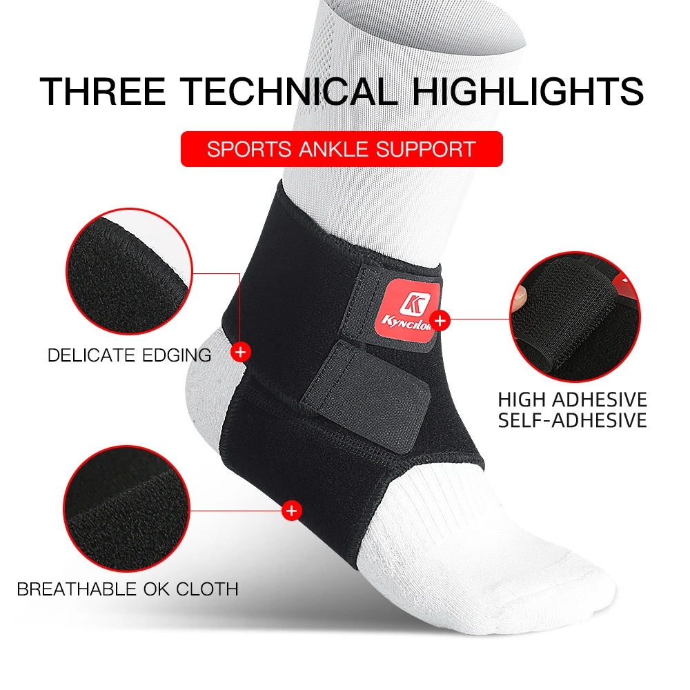 1Pcs Wrap ข้อเท้าข้อเท้าผู้ชายผู้หญิงการบีบอัดอุปกรณ์พยุงข้อเท้า Breathable ข้อเท้ารั้ง Stabilizer กีฬาข้อเท้า Guard