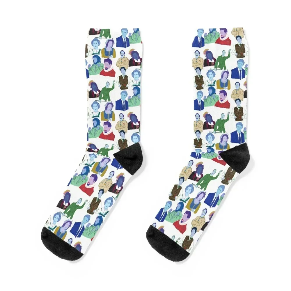 BBC Ghosts Socks happy set sport designer Women Socks Men's