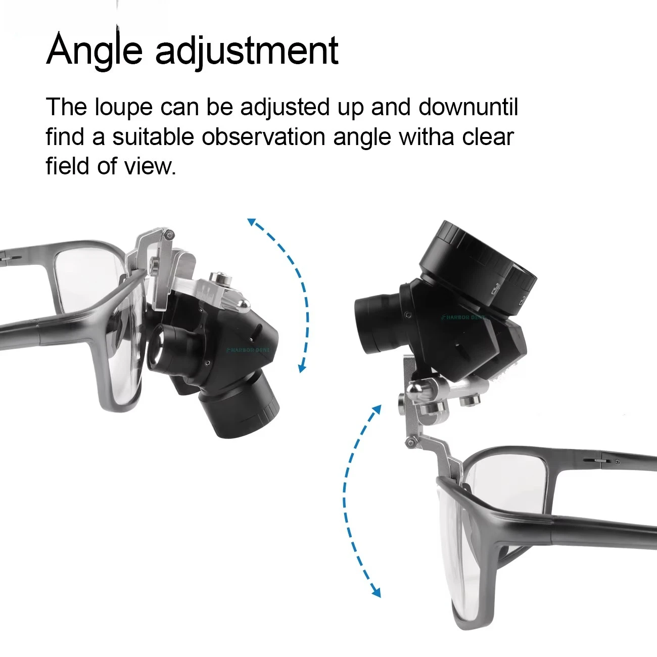 5X Dentals 48 ° Ergo Loupes Adjustable Working Distance Surgical Magnifying Glasses Dentistry Magnifying Tools