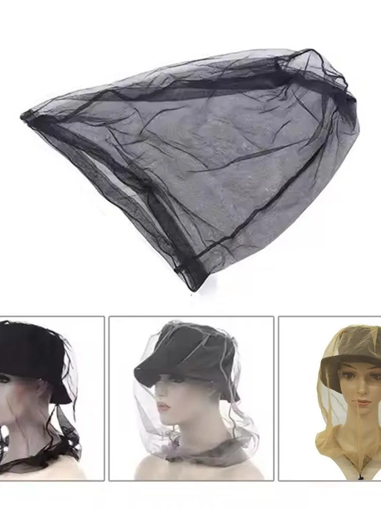 Casquette de pêche en plein air, couvre-tête anti-moustiques, filet en maille, protection faciale, chapeau de jardinage, chapeau anti-insectes pour voyage, randonnée, Camping