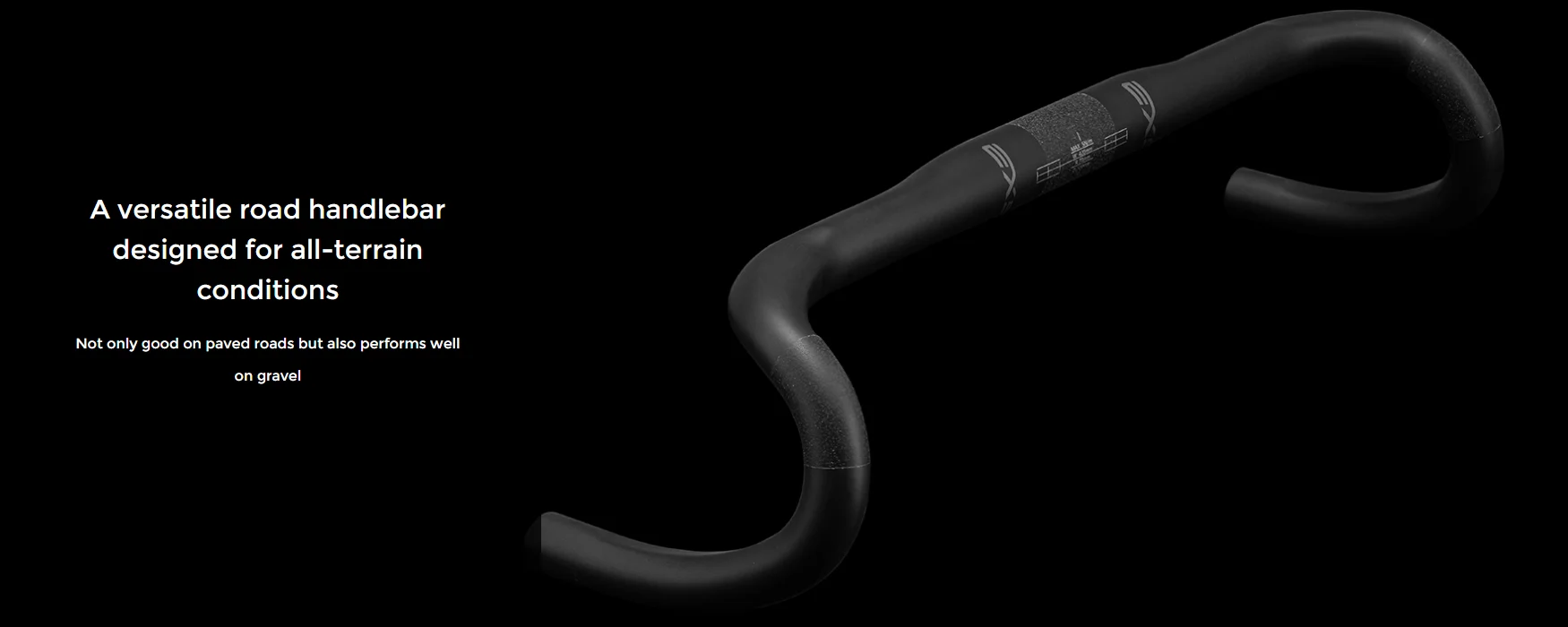 EXS R200 R205 Leichter Straßen- und Gravel-Lenker aus Vollcarbon – Detail 2