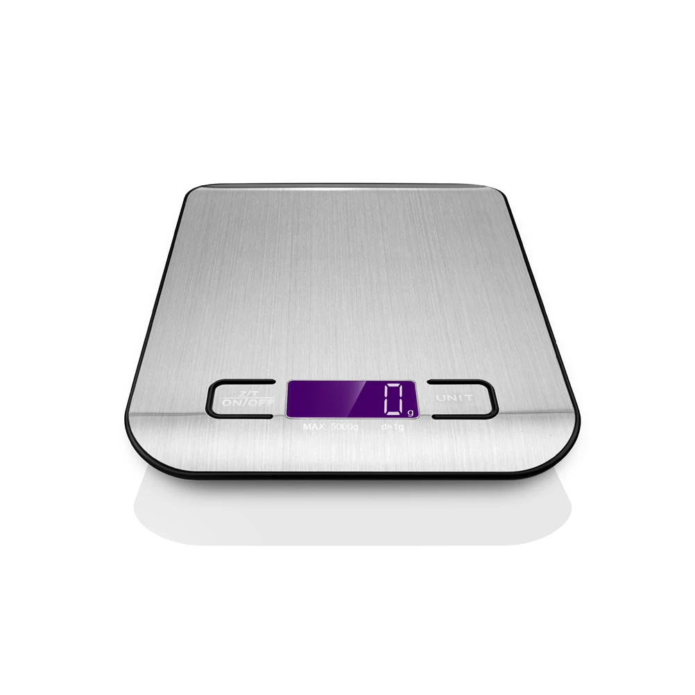 

Digital Stainless Steel Kitchen Scale Multifunction Food Scale for Home Kitchen without (Silver)
