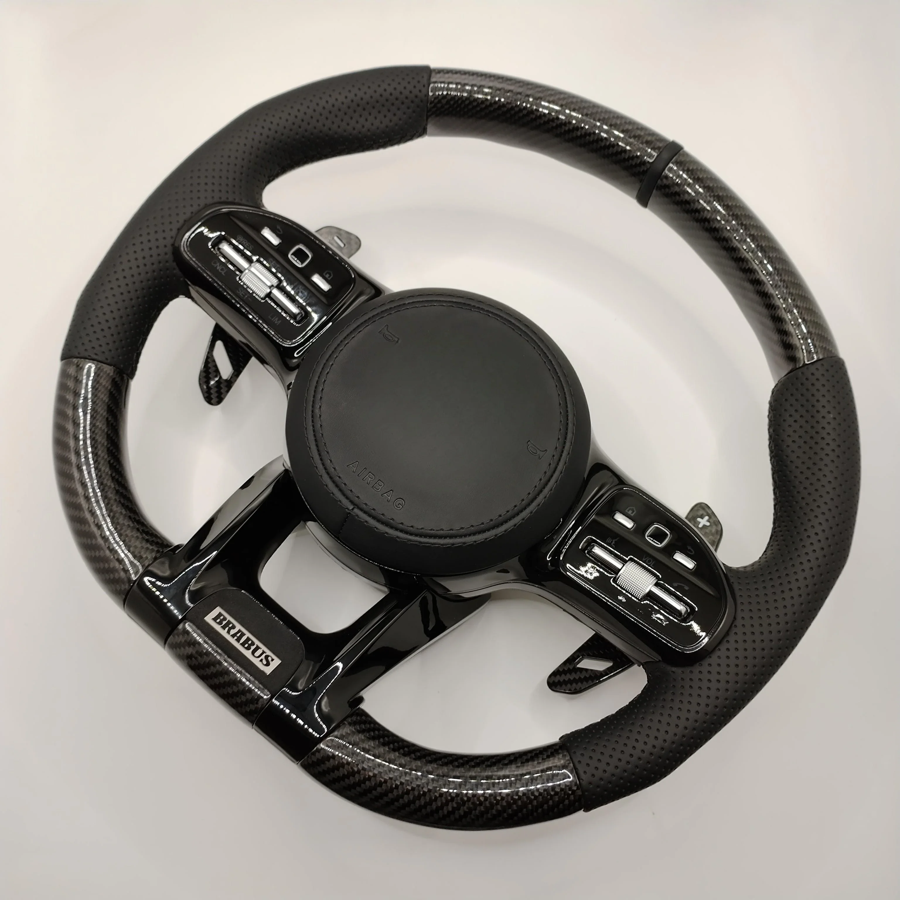 

Carbon fiber steering wheel for G-Class W464G500G550 Babos Steering Wheel Auto Parts