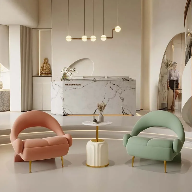 

Single Sofa Chair Bedroom Living Room Balcony Home Lounge Chair Home Furniture Decor Modern Creative Luxury Chairs Accessories