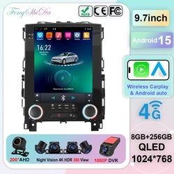 9.7 Inch  Android For Renault Koleos Megane 4 Samsung SM6 Talisman 2017-2019 Multimedia 5G Wifi Navigation Display
