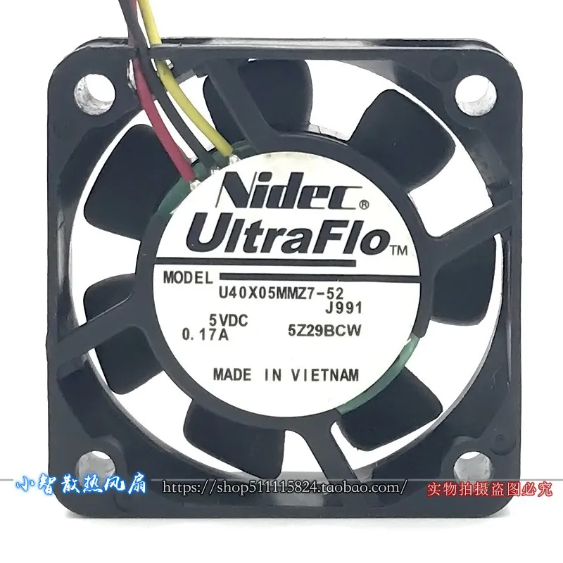 ORIGINAL U40X05MMZ7-52 5V 4010 40*40*10mm KIPAS PENDINGIN RADIATOR BARU