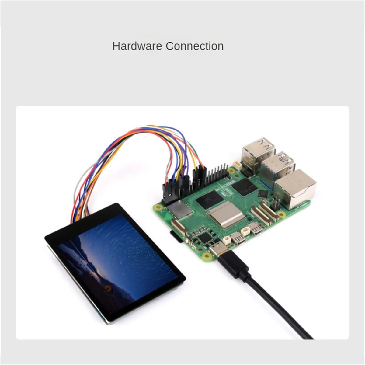 หน้าจอสัมผัส capacitive ขนาด2.8นิ้วพร้อมบอร์ดขยายขนาด240x320 262K แสดงสีชิป ST7789T3 5จุดแบบสัมผัส