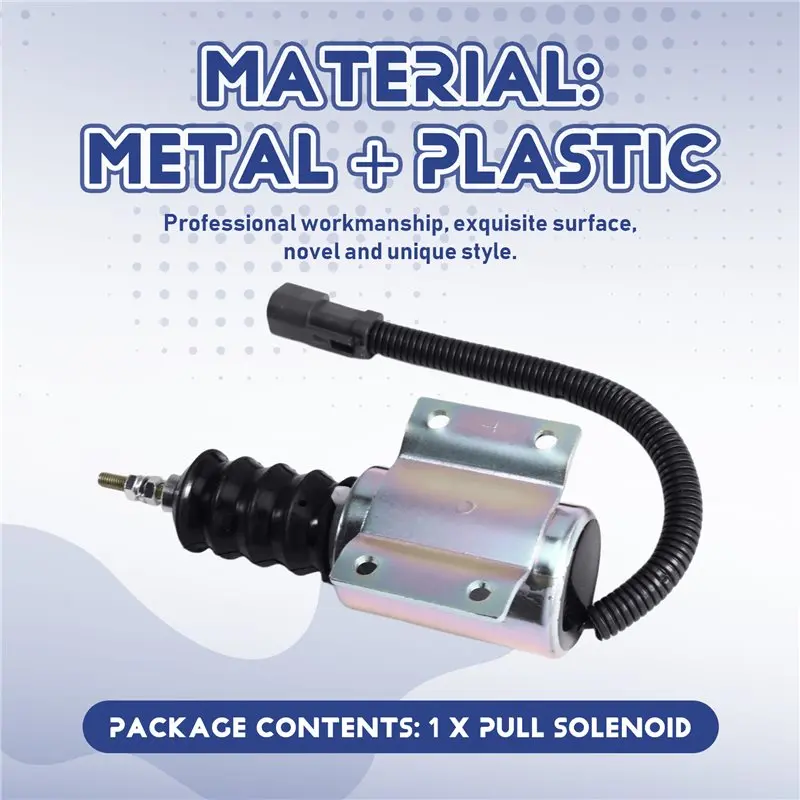HHTL P613-A1V12 12V Pull Solenoid 121615GT For Genie Boom Lift For Diesel Engine Excavator Generator view 5