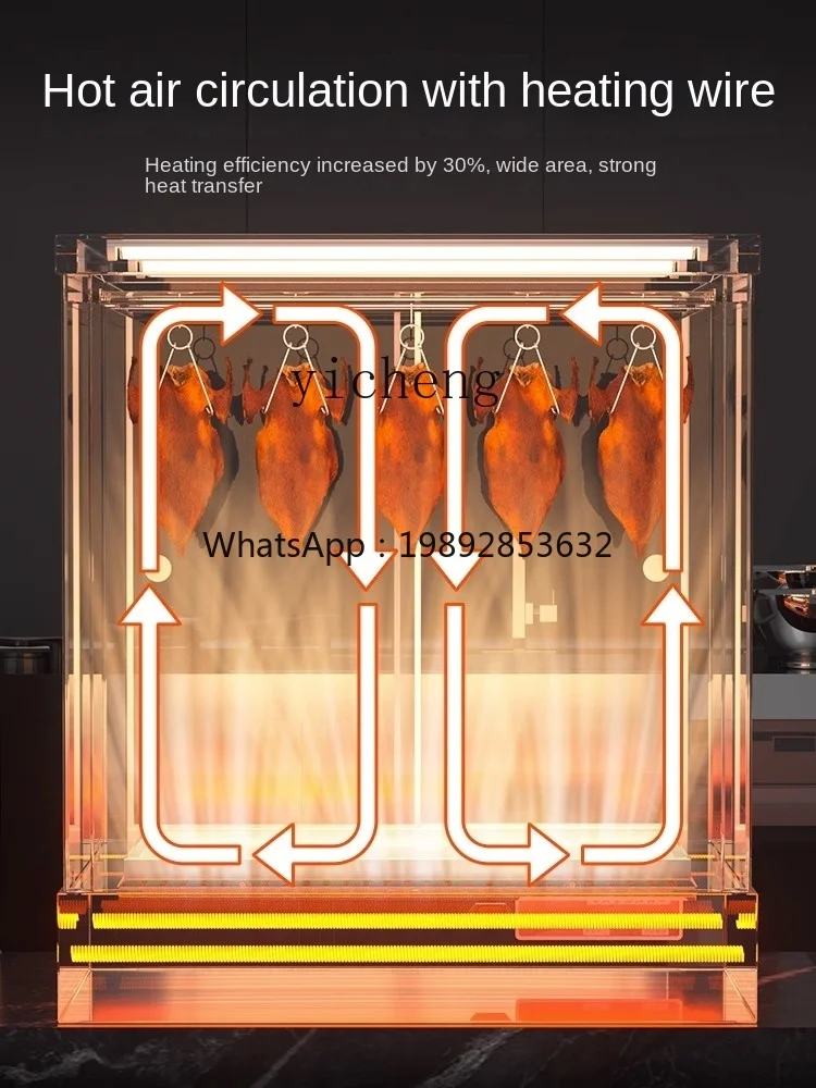Tqh Roast Duck Insulation Display Cabinet Desktop Constant Temperature Heating Cabinet Roasted Crispy Pork Insulation