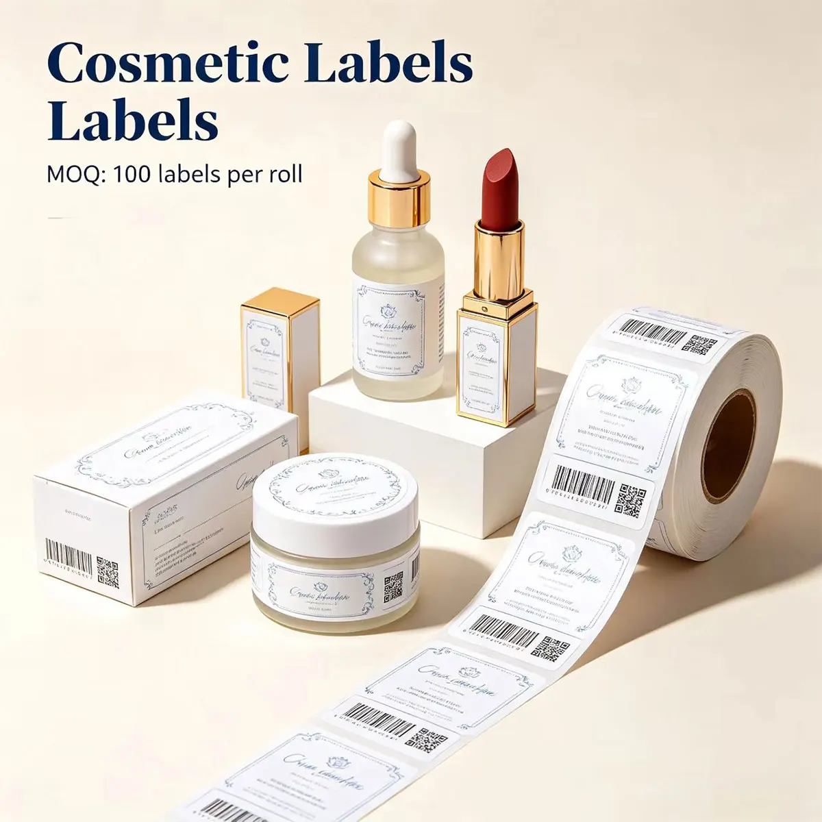 Custom Printed Roll Labels: Design Your Own Logo, Thank You stickers, Packaging Sealing Labels - Fully Customizable view 4